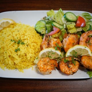 Shrimp Kebab Plate
