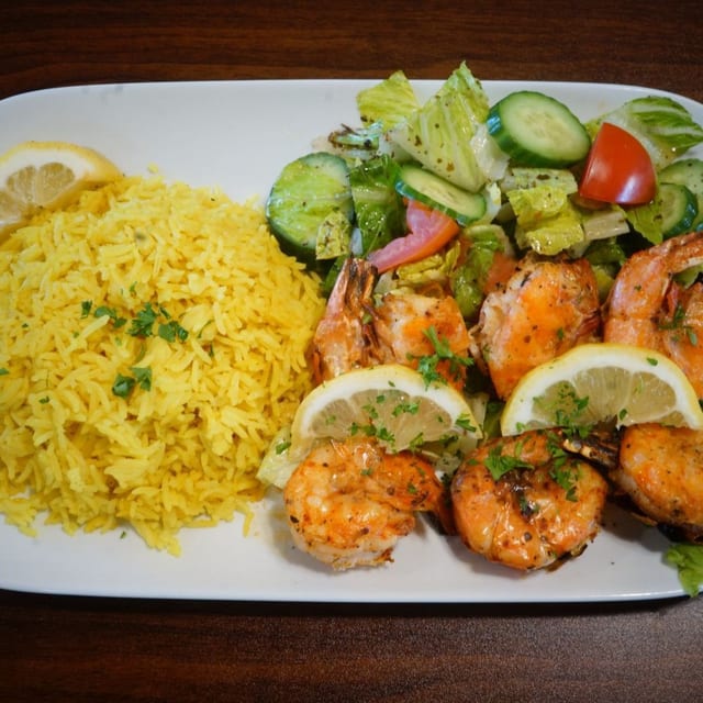 Shrimp Kebab.