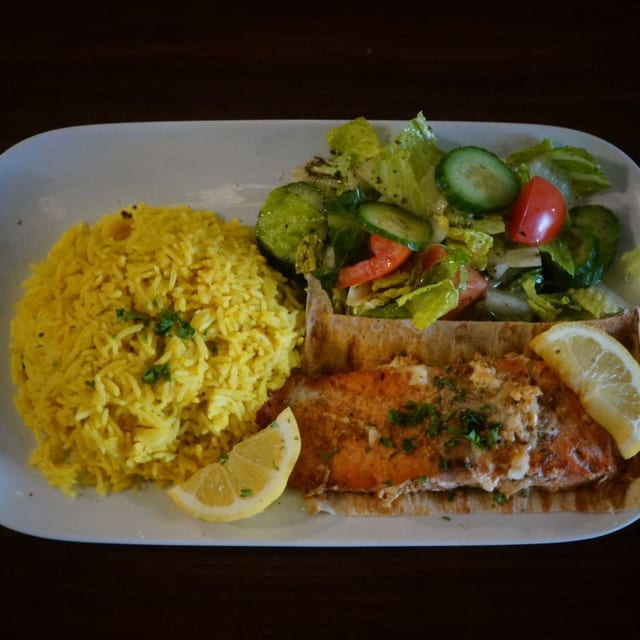 Grilled Salmon Filet.
