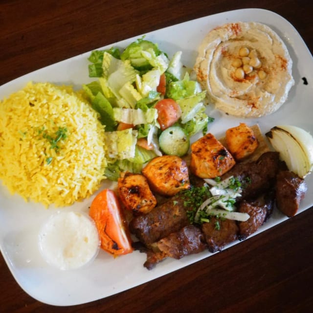 Kebab Combination Platter.